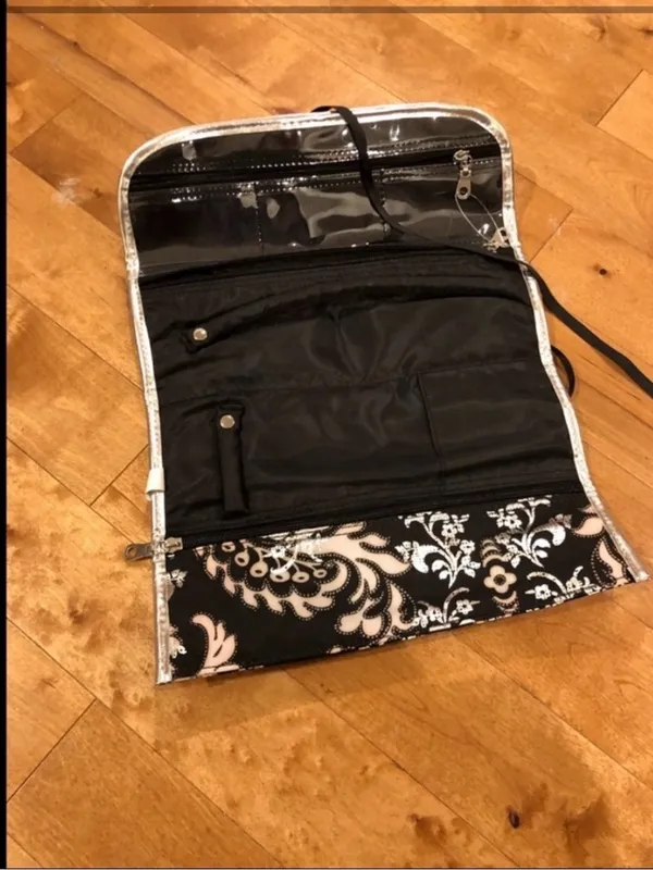 Roll Away Cosmetic Organizer Bag | Travel Makeup Case Hanging Toiletry Organizer - Image 4