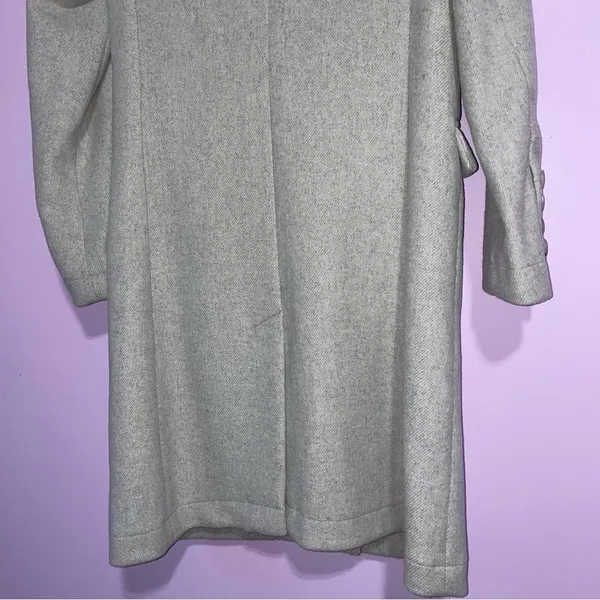 Lulus Brisk Elegance Light Beige Double-Breasted Coat Women Size XS Wool Blend - Image 9