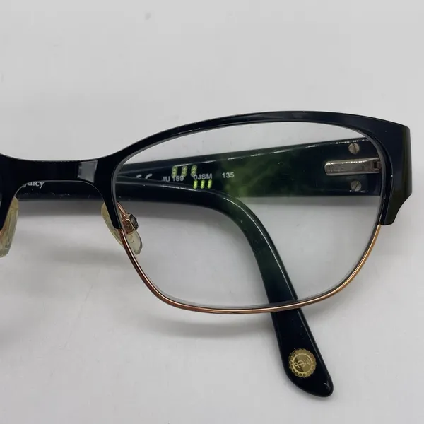 Juicy Couture Frames JU195 0JSM 135 Just Juicy Black Rose Gold Glasses Nose Pads - Image 14