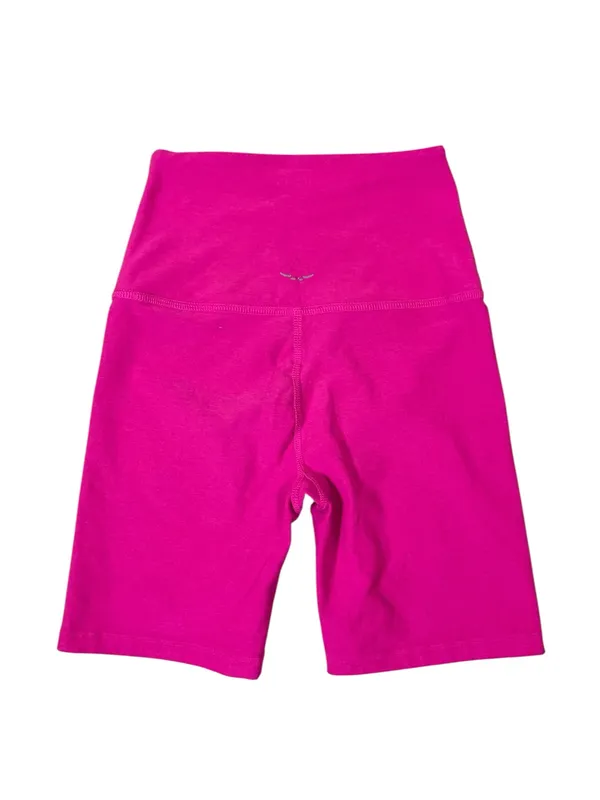 Beyond Yoga Hot Pink High Waisted Biker Shorts XS Yoga Pilates Athleisure - Image 2