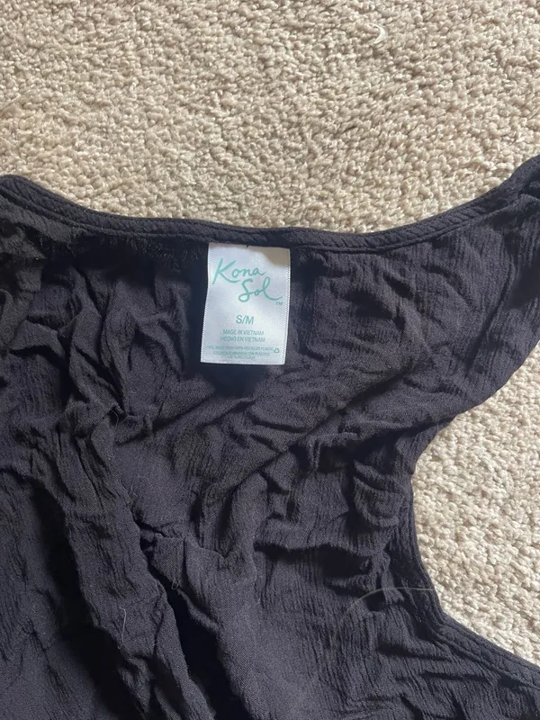 Black swim suit cover up - Image 3