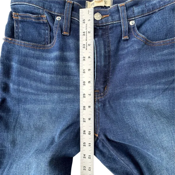 Madewell 10in High Rise Skinny Jeans Womens 28 Dark Indigo Denim Indie Sleaze - Image 6