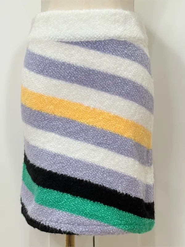 NWT Anthropologie Daily Practice Cozy Stripe Sweater Mini Skirt Small Whimsy - Image 4