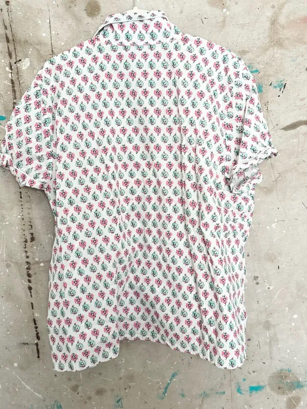 J Crew Cotton Pajama Set with Cropped Pant - Image 5