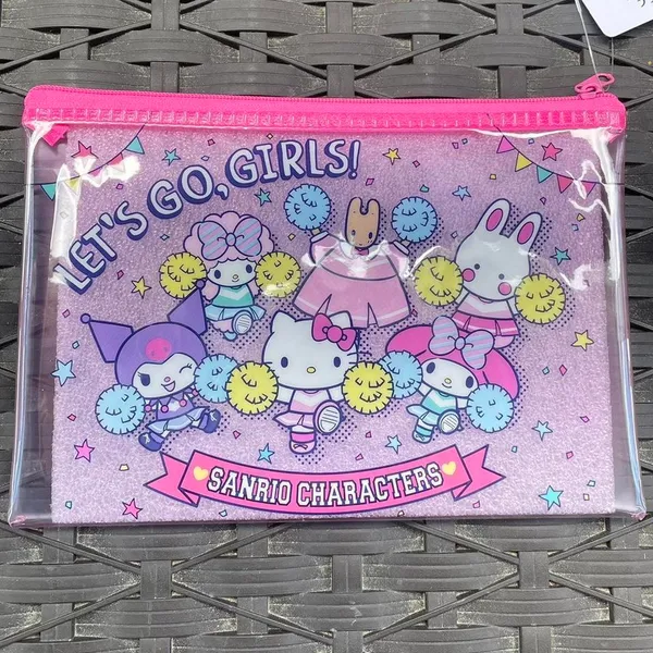 Sanrio Pink Blue Zipper Bag Double Sided - Image 2