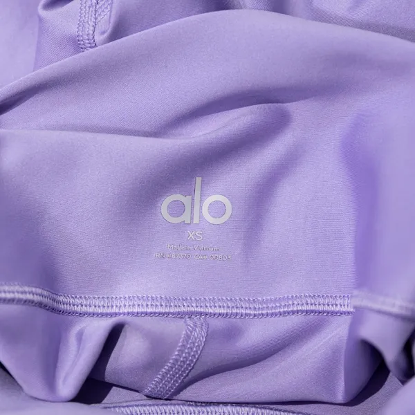 Alo Yoga Women's High Rise Full Length Athletic Work Out Leggings Purple XS - Image 2