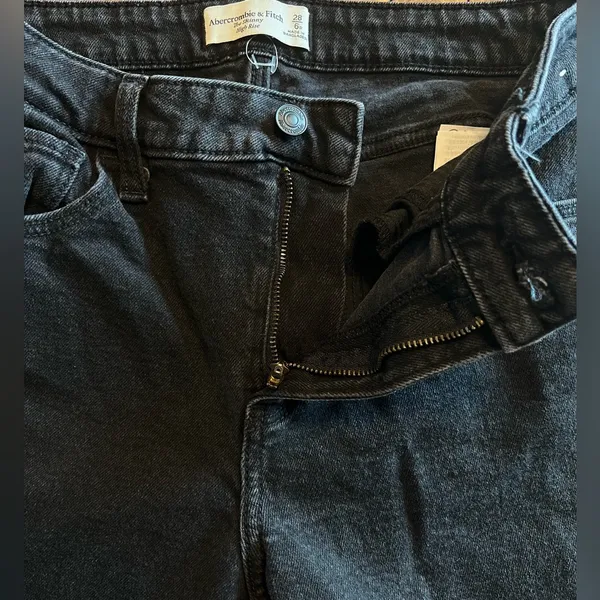 Abercrombie‎ & Fitch Black Skinny High Rise Jeans - Image 6
