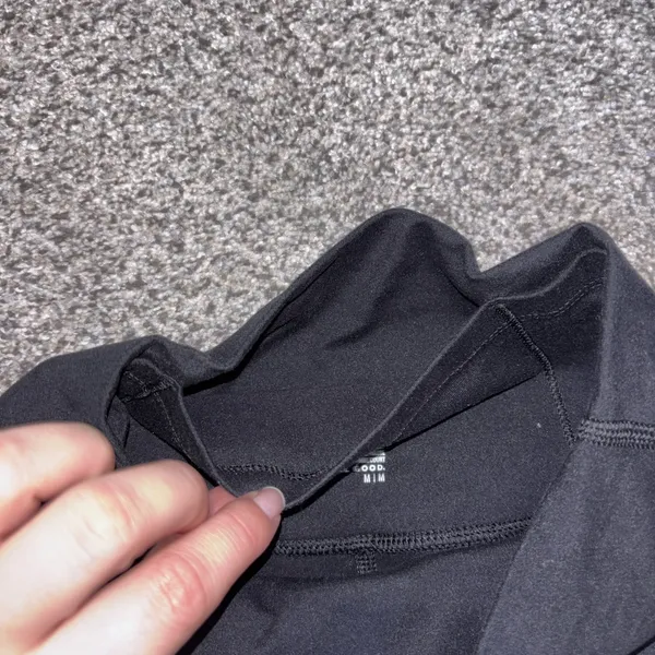 Aerie Black Flared Leggings - Image 2