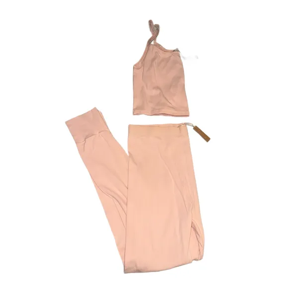 READ* Skims Sleep Set XL Tank Top & 2X leggings quartz pink logo pajama lounge - Image 10