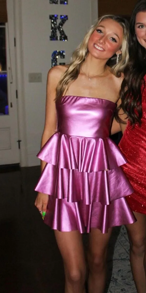 Pink mini dress - Image 2