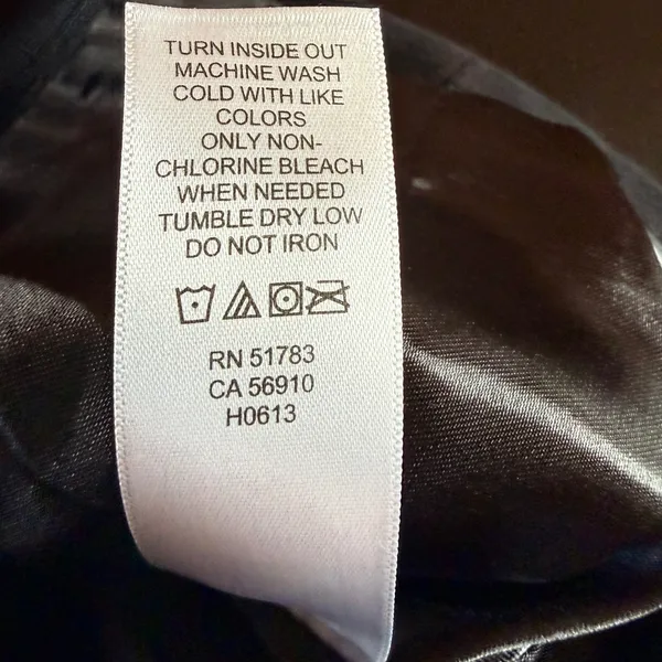 Maurice's Moto Jacket Biker Style Small Black Faux Leather Zipper Grunge Whimsy‎ goth - Image 9