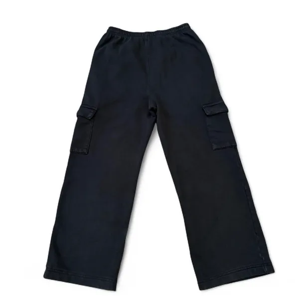 Brandy melville black Anastasia Soft cargo Pocket Sweatpants - Image 4