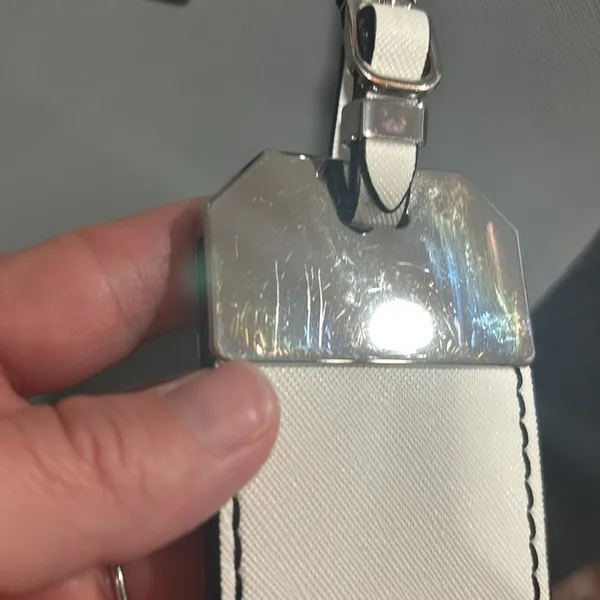 Marc Jacobs grey and white sidekick tote - Image 11