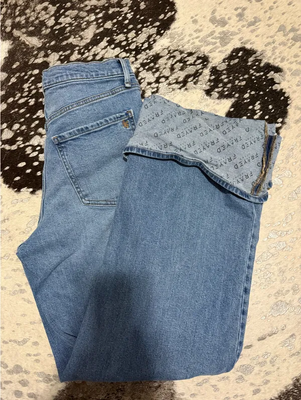 Cuffed denim jeans Blue Size 27 - Image 4
