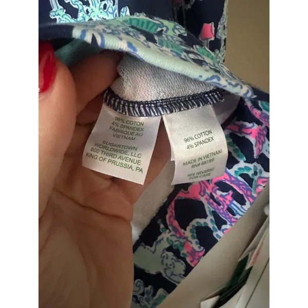 Lilly Pulitzer Skipper Popover in Monkey Trouble Print Size Small NEW WITH TAGS - Image 5
