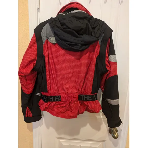 Vtg 90s North Face Extreme Ski Jacket Womens 8 Vest Coat Snow Winter Shell Red - Image 13