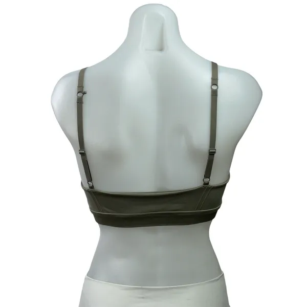 Oner Active Everyday Green Ruched Workout Active Gym Sports Bra Crop Tank Top S - Image 3