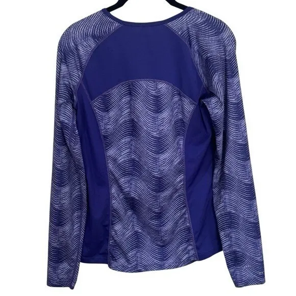 REI Purple Reflective Athletic Long Sleeve Hiking Camping Outdoors Comfort S - Image 5