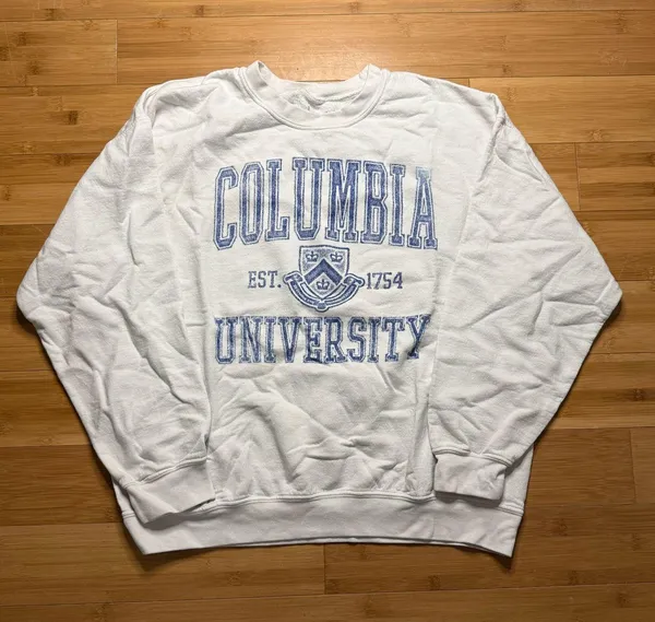 Columbia University Sweatshirt White Size L - Image 2