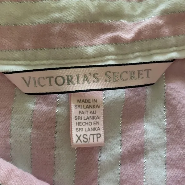 Victoria’s Secret Striped Pajama Top - Image 4
