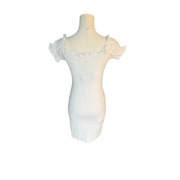White Fox Boutique - NWT Force of Nature Mini Dress White Sz XS - Image 4