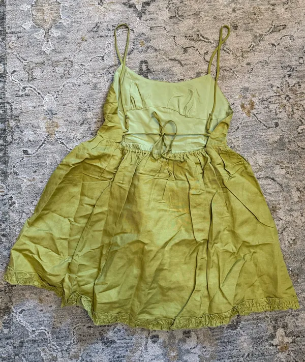 Sky to Moon Green Mini Dress - Image 6