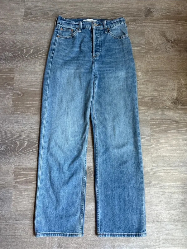 Aritzia Denim Forum The Arlo High Rise Straight 28L Jeans 25 - Image 2