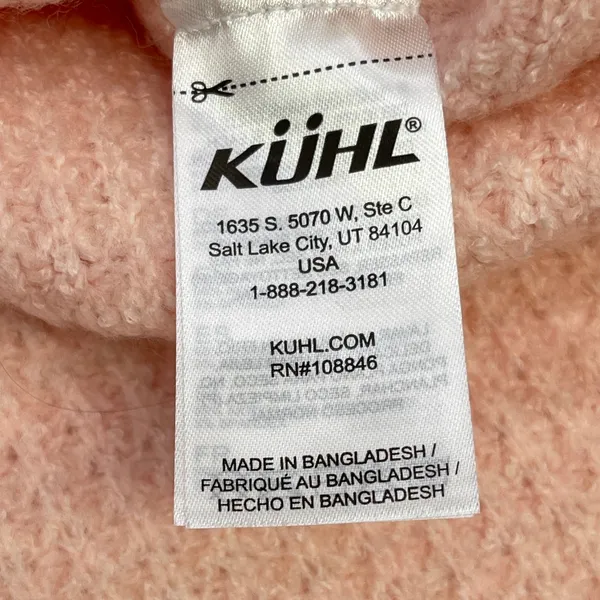 KUHL Women Sienna Waffle Knit Turtleneck Sweater Size‎ M Cozy Outdoor Hygge - Image 10