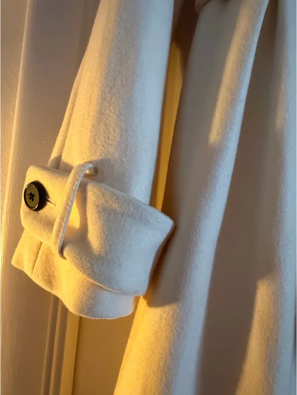 Cream off white old navy coat - Image 3