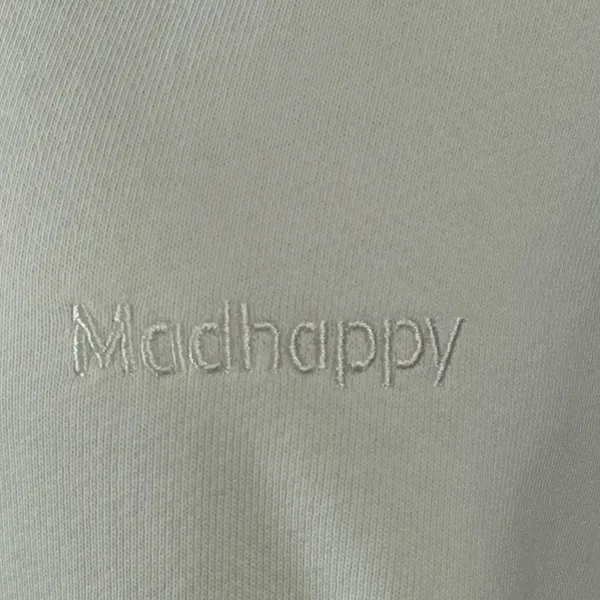 Madhappy Cream Long Sleeve Athletic Activewear Hoodie Sweater Sweatshirt Top S - Image 4