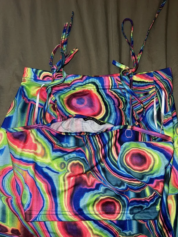 SheIn RAINBOW TWO PIECE SET - Image 2