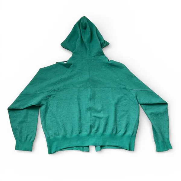 For Me FM2050 Green Lightweight Oversized Boxy Cut Full Zip Hoodie One Size - Image 7