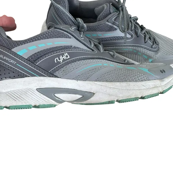 Ryka Sky Walk 2 Gray Walking Running Lightweight Athletic Lace Up‎ Sneakers 8.5 - Image 2