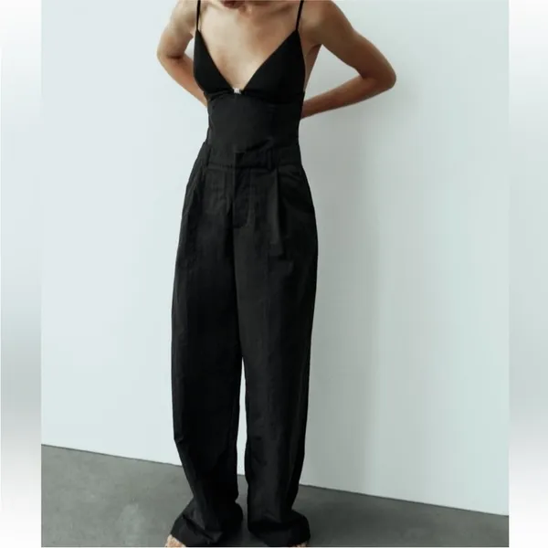 Black Zara Jumpsuit XS - Image 2