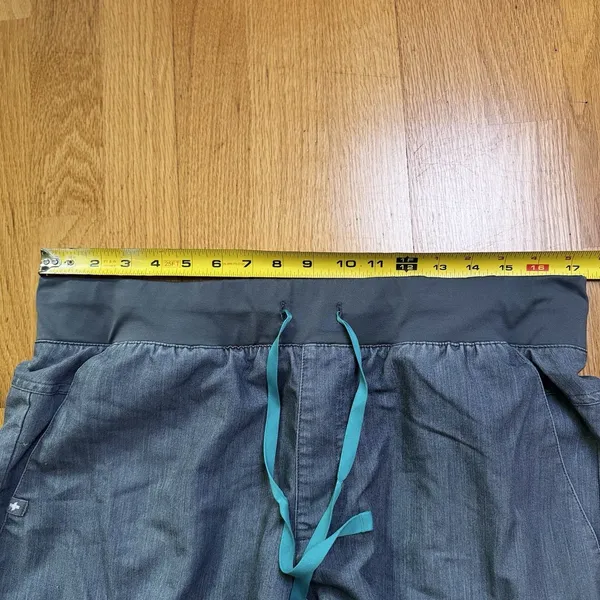 FIGS Scrub Pants Technical Collection Cargo Double Zips Gray Sz L W20SW2034 - Image 5