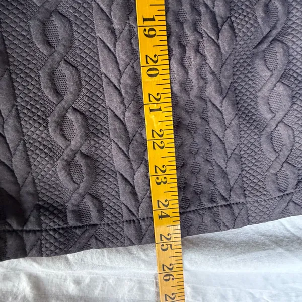 Women’s Quilted and Denim Long Sleeve Shirt Size L #260212 - Image 5