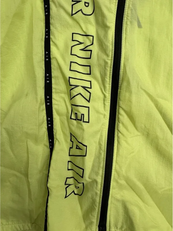 Nike Air Women’s L Volt Neon Yellow Running Jacket Windbreaker Lightweight - Image 7