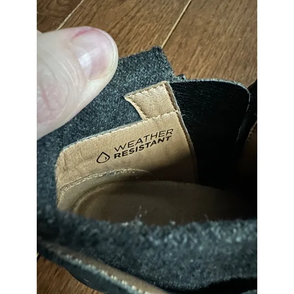 Vionic Ankle Boots Weather Resistant Black Suede Block Heel 8.5‎ Gorpcore - Image 6