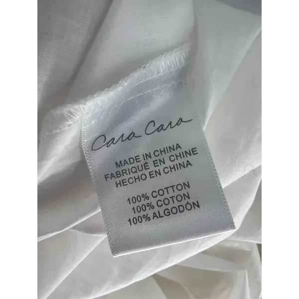 Cara Cara NWT Hart Eyelet Dress Cotton Square Neck‎ Mini Dress Brodererie Size 4 - Image 14