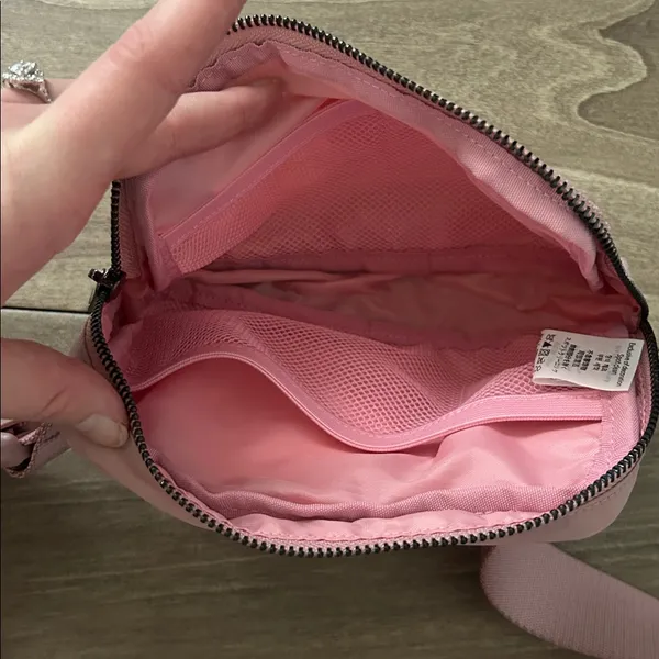 Women's Pink Crossbody Belt Bag - Casual Everyday Fanny Pack - Image 3