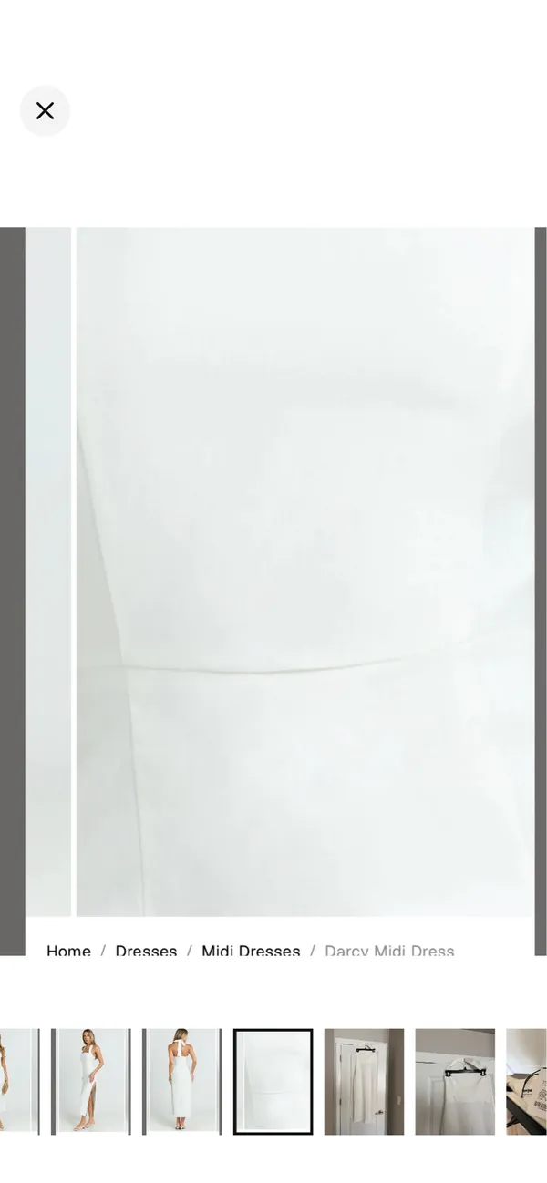 Showpo White Halter Dress - Image 5