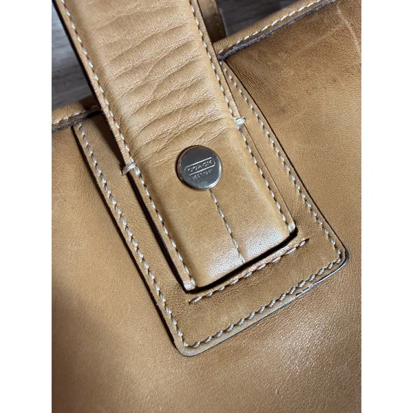 Coach Y2K Legacy‎ Transatlantic Business Leather Tote Briefcase Bag Tan F70103 - Image 7