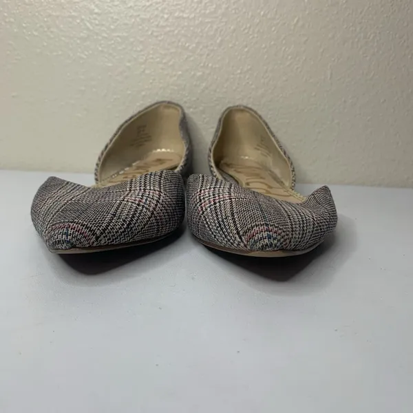 Sam Edelman Rodney D'Orsay Flats Glen Plaid Pattern Sz 9 Pointed Toe - Image 3