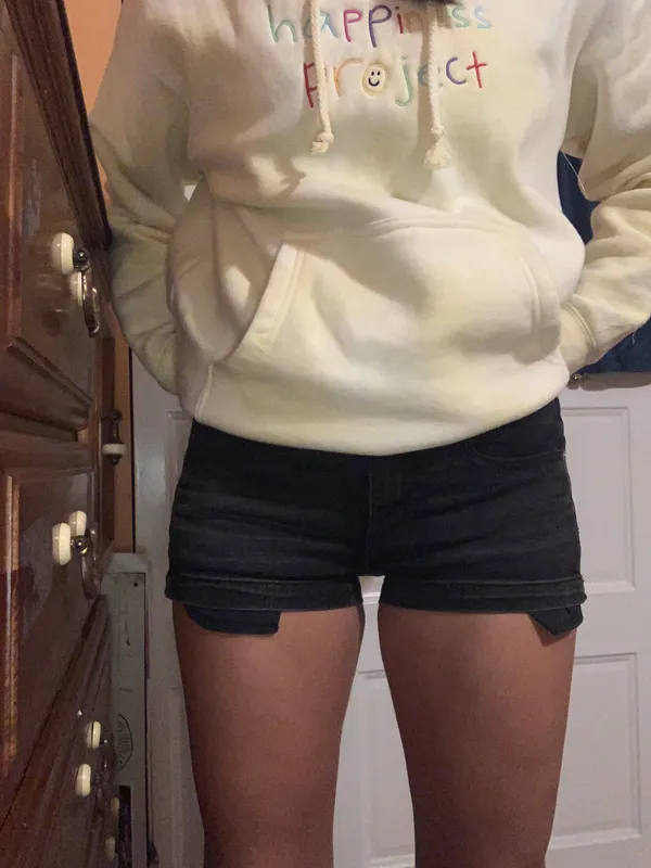 American Eagle Black Jean Short - Image 3