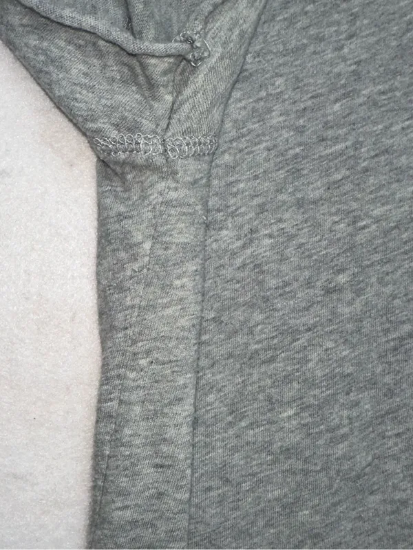 Zadig & Voltaire Gray Woman’s T-Shirt with Metallic Camo Skull Size Lg - Image 8