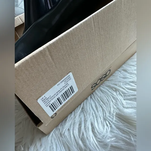 NIB ASOS leather booties - Image 4