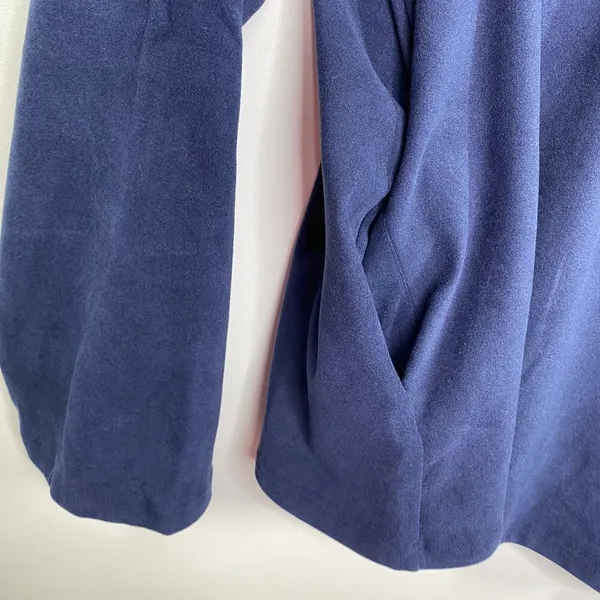 Doublju Womens Sweatshirt Size 3X NWT Navy Blue Cowl Neck Oversized Lounge Comfy - Image 7