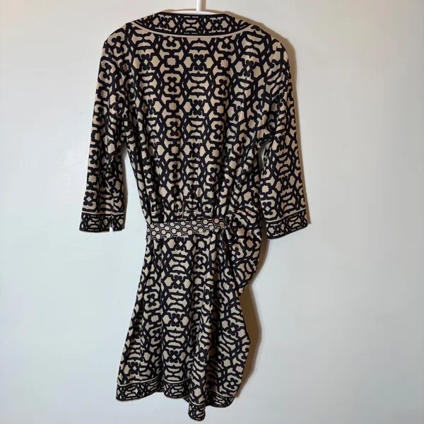 Gretchen Scott 3/4 Sleeve Jersey Wrap It Up Dress in Rio‎ Print Size XS - Image 7