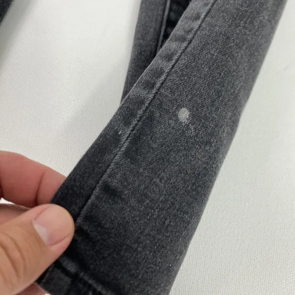 Juicy Couture Jeans Womens 2 Gray Charcoal Wash Mid Rise Skinny Stretch‎ Denim - Image 6
