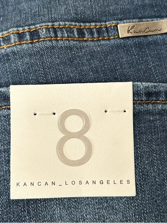 KanCan Size 8/29 Dark Indigo Blue Bootcut Jeans - Image 5